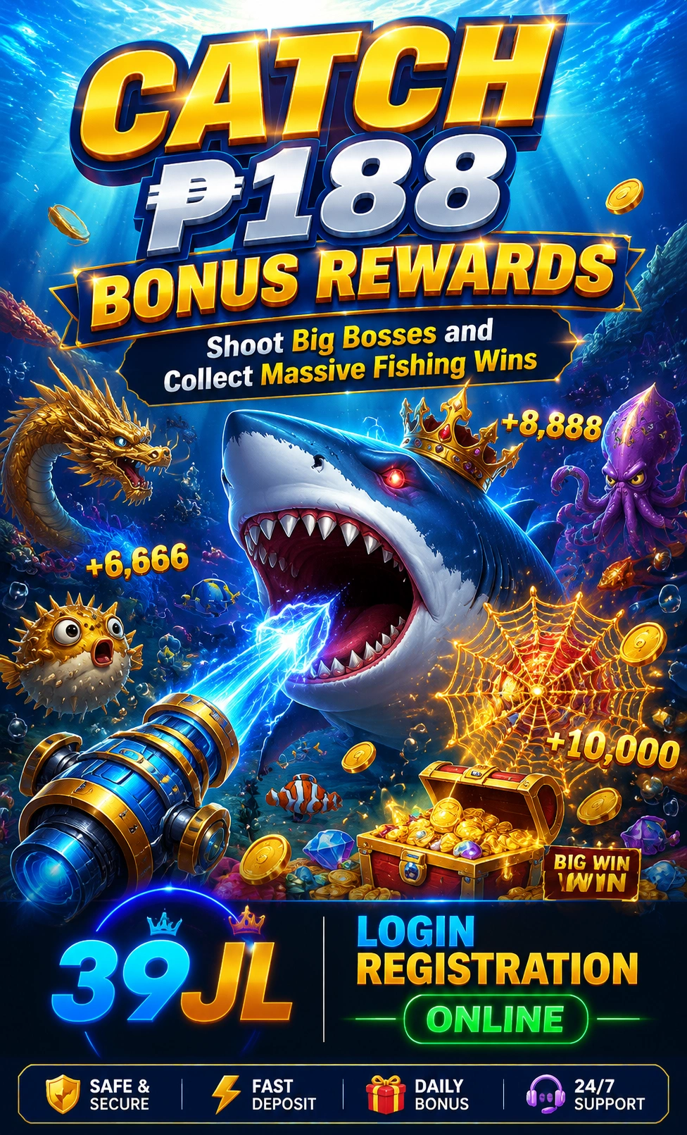 Fishing game interface preview three